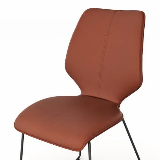 Stuhl Penthouse - Leder, Rost, Kufen, Anthrazit