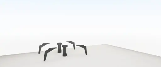 Sideboard - mit Beleuchtung, B ca. 169 cm, Weiß, Asteiche, Schwarz