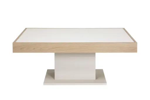 Couchtisch - LB ca. 110x68 cm, Kaschmir, Lindberg Eiche Nachbildung