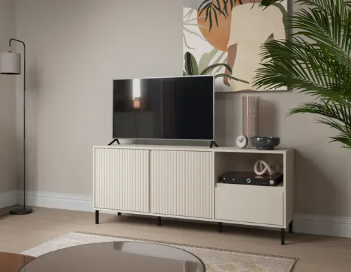 TV-Lowboard - B ca. 158 cm, Kaschmir