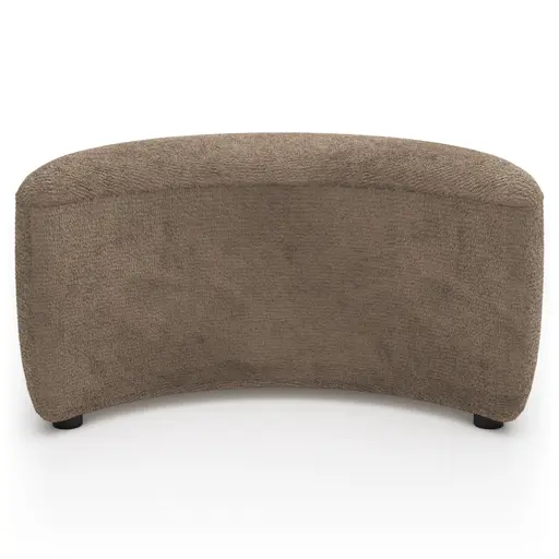 Anstellhocker Karasu - Stoff, Taupe