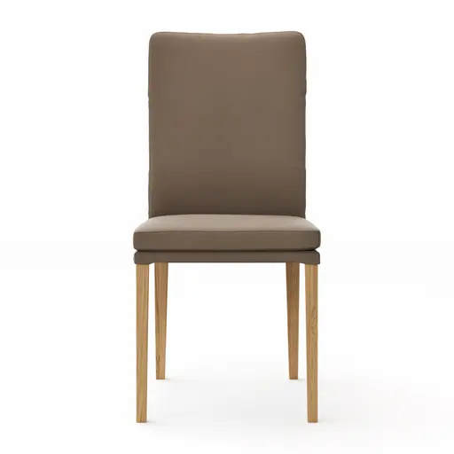 Stuhl Tuma - Leder, Kitt