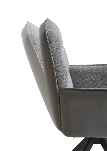 Stuhl EM Sines - Stoff grau