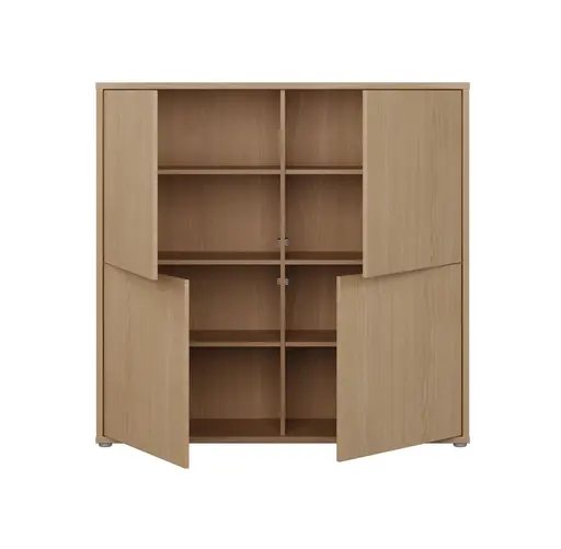 Kommode FAID- B ca. 124 cm, Sandeiche Dekor