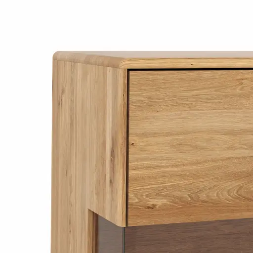 Highboard Hillsboro - Wildeiche natur, geölt