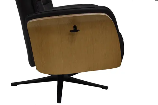 TV-Sessel MARCES - drehbar, Relaxfunktion, Kopfteilverstellung, Leder, Schoko