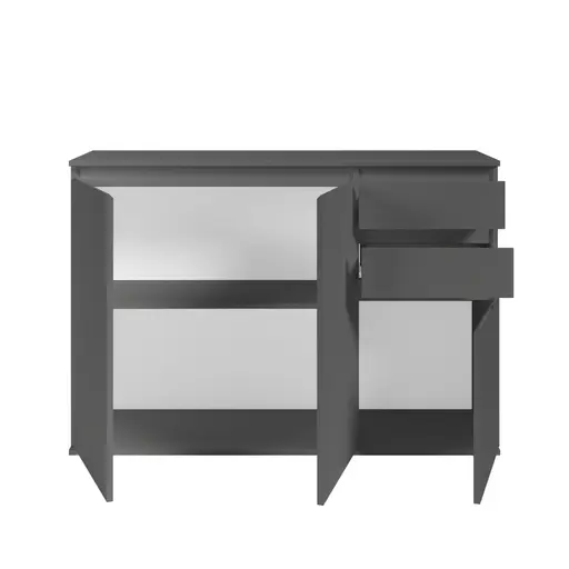 Kommode - B ca. 119 cm, Anthrazit