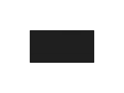 Sekretär Edge - Lack, Schwarz