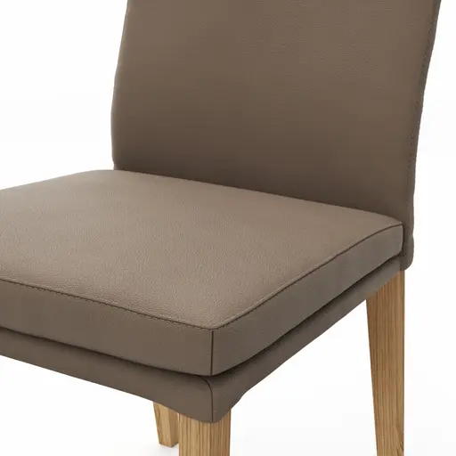 Stuhl Tuma - Leder, Kitt