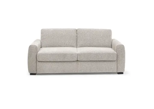Schlafsofa MYLES - Stoff, Truffle
