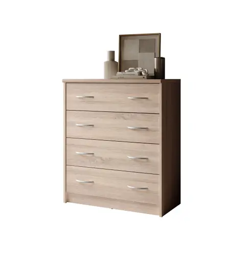 Kommode - B ca. 74 cm, Sonoma Eiche Nachbildung