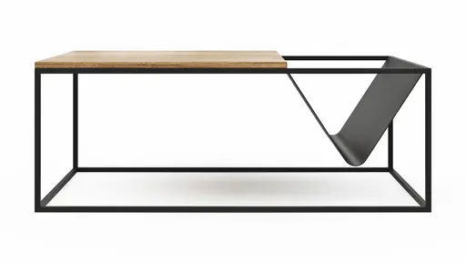 Couchtisch Kima - LBH ca. 110x70x42 cm, Wildeiche geölt