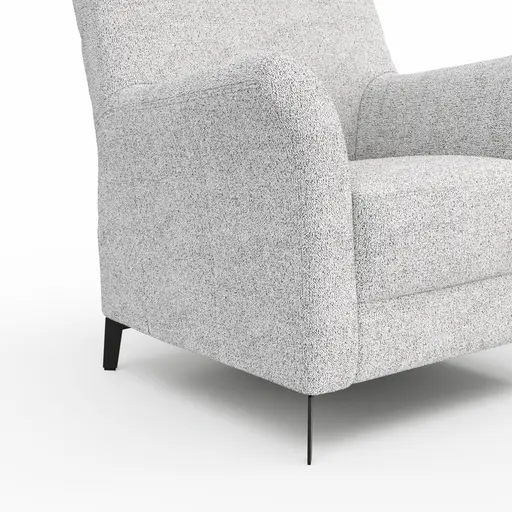 Einzelsessel Canterbury - Stoff, Offwhite