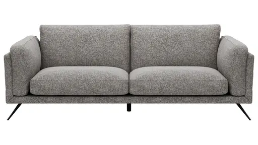 Sofa Valdemoro - 3-Sitzer, Stoff, Grau