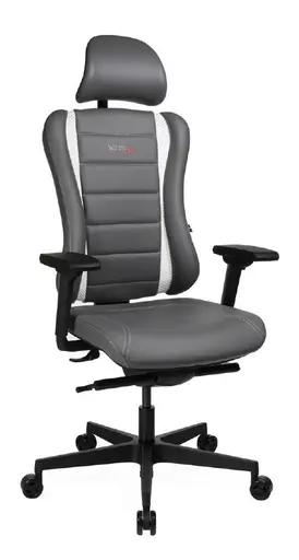 Bürodrehstuhl Sitness RS Pro - Kunstleder, Grau