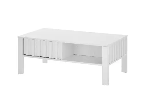 Couchtisch - LB ca. 108x60 cm, Weiß