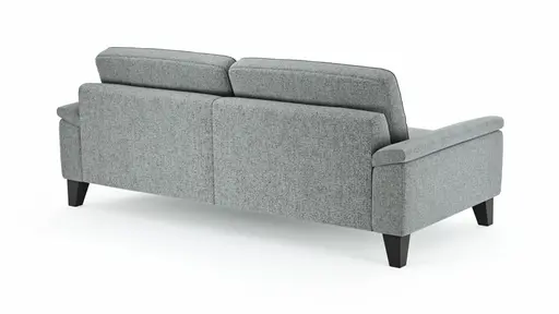 Sofa Oviedo - 3-Sitzer, Stoff, Hellgrau