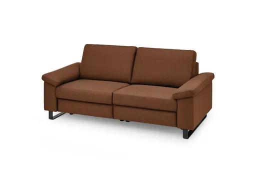 Sofa CALM PLUS 2.0 - 3-Sitzer, Relaxfunktion teilmotorisch, Stoff, Kupfer