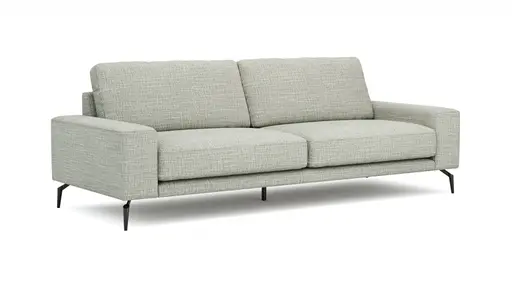 Sofa Redington - 3-Sitzer, Stoff, Hellgrau