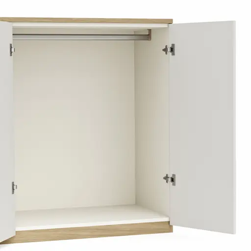 Kommode Viana - Balkeneiche furniert, Weiß