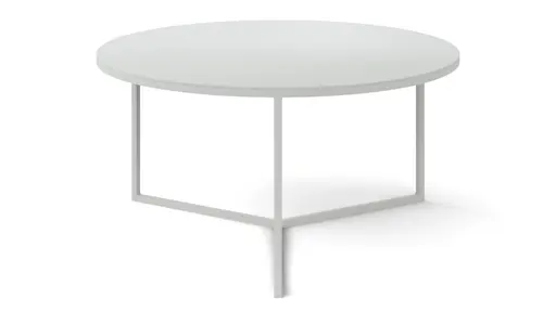 Couchtisch Joan 5 -  LBH ca. 80x80x41,5 cm, Metall, Kreidefarben