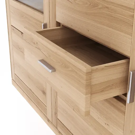 Sideboard Faro Plus - BH ca. 182x100 cm, Wildeiche massiv