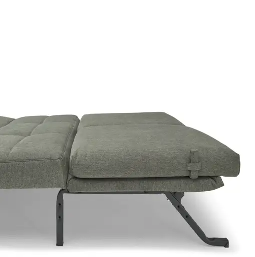 Funktionssofa EASY Optik B - 2-Sitzer, 155 cm inkl. Schlaffunktion, Stoff, Grün