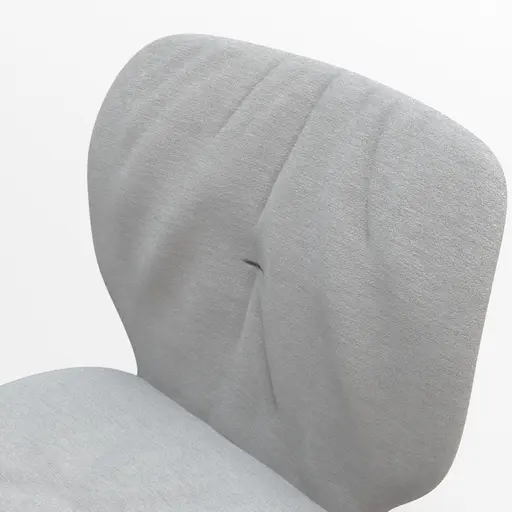 Stuhl Saltino - Stoff, Hellgrau