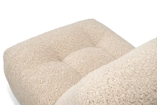 Drehsessel Anton - drehbar, Stoff, Beige