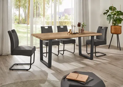 Esstisch - LB ca. 180x90 cm, Akazie Dekor