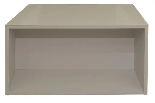 Couchtisch - LB ca. 75x75 cm, Taupe