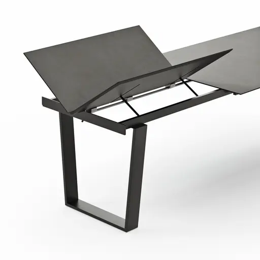 Esstisch Dinner - verlängerbar, LB ca. 200x95 cm, Kunststoff, Grau