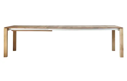 Esstisch 3400 - LB ca. 200x100 cm, ausziehbar, Asteiche massiv, Geölt