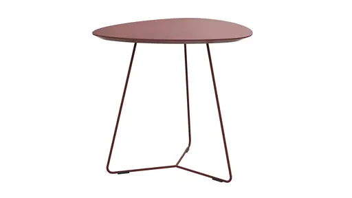 Ecktisch Fano - LBH ca. 59x50x55 cm, Fenix, Bordeaux