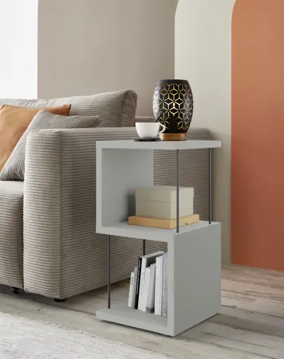 Regal - B ca. 33 cm, Kreidegrau