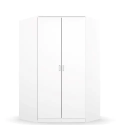 Eckschrank ROYAN- B ca. 117 cm, Weiß
