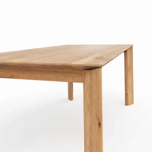 Esstisch Saratoga - ausziehbar, LB ca. 200x95 cm, Wildeiche massiv, natur geölt