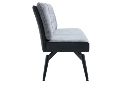 Bank - Stoff, Dunkelgrau, Vintage Anthrazit