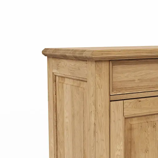 Kommode Louisiana - Wildeiche teilmassiv, geölt