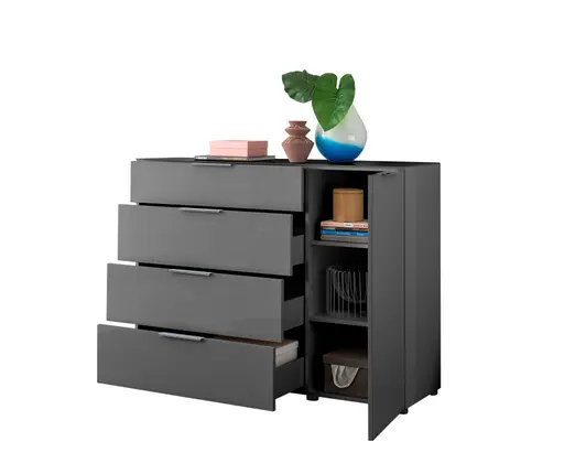 Sideboard- B ca. 135 cm, Anthrazit