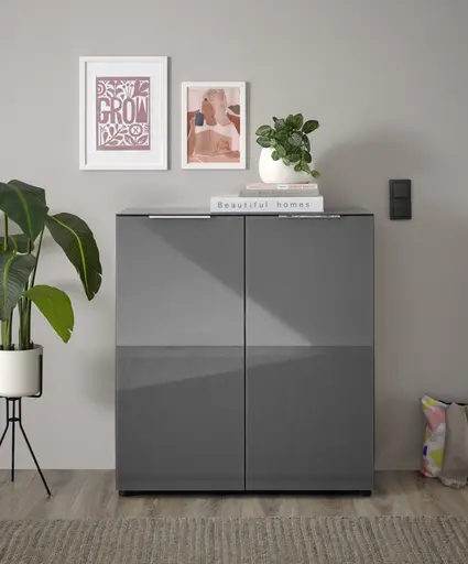 Kommode- B ca. 90 cm, Anthrazit