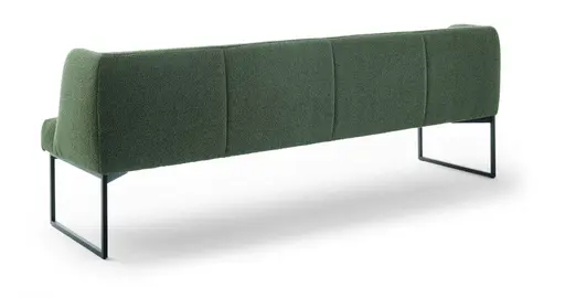 Polsterbank - Breite ca. 280 cm, Stoff, Khaki