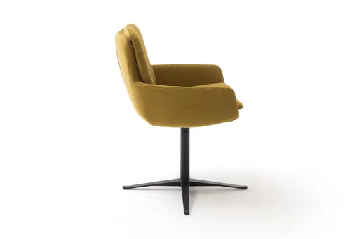 Armlehnstuhl - drehbar, Stoff, Pistaziengrün