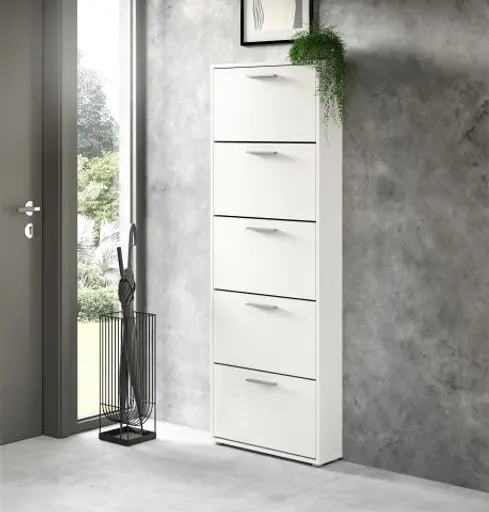 Schuhkipper - B ca. 59 cm, Weiß