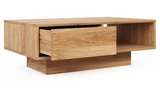 Couchtisch Saratoga - Wildeiche massiv, natur geölt