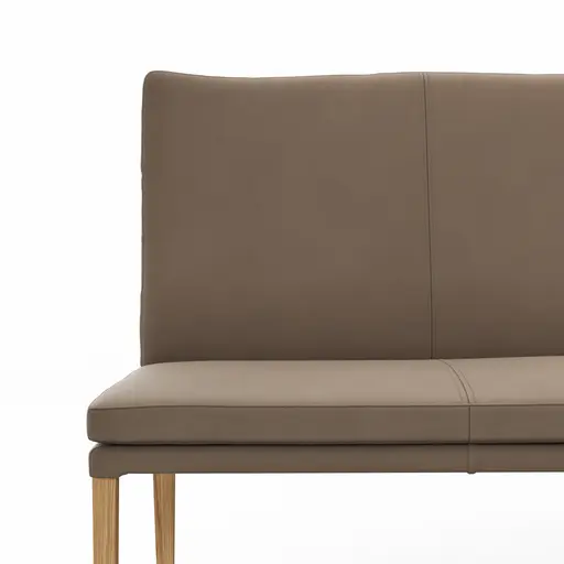 Polsterbank Tuma - Breite ca. 155 cm, Leder, Kitt