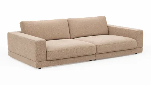 Megasofa Juni Lounge - B ca. 292 cm, Stoff, Rost