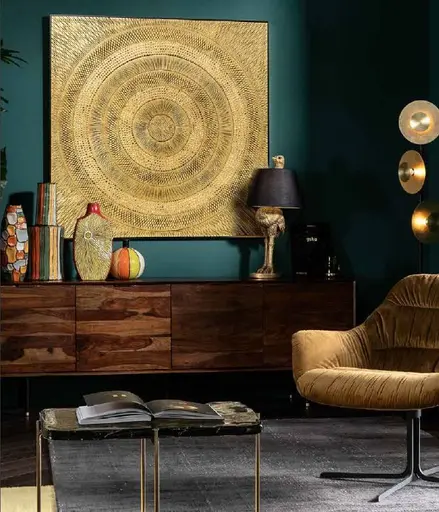 Objektbild - LB ca. 120x120 cm, Gold