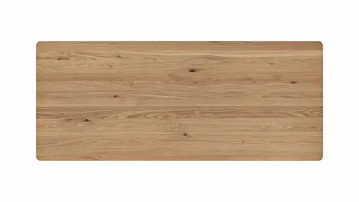 Esstisch Phoenix - LB ca. 240x100cm, Eiche geölt mit Epoxidharz dunkel