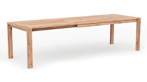 Esstisch Cartago Soft - ausziehbar, LB ca. 180x95 cm, Astbuche massiv, natur geölt
